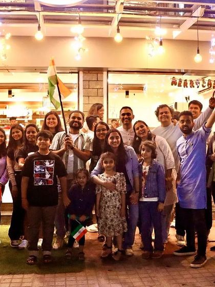 A group photo from our Republic Day street jam. Nothing brings people together like music and patriotism.