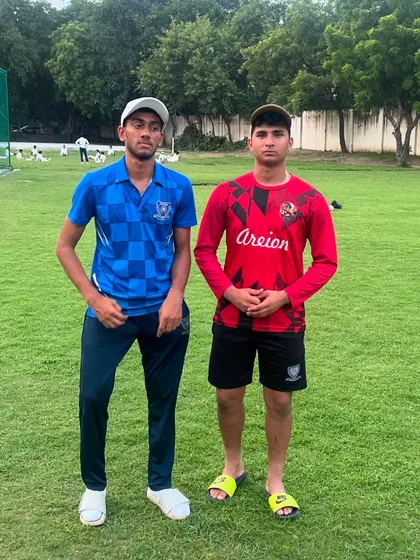 Leading from the front. We celebrate Pranav's appointment as the captain of the DDCA U-19 squad, with fellow student Dhruv also making the team.