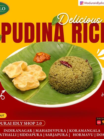 Our Pudina Rice is a refreshing and aromatic treat for your palate.