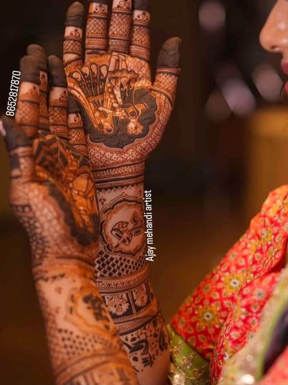 Intricate Bridal Mehndi photo 66