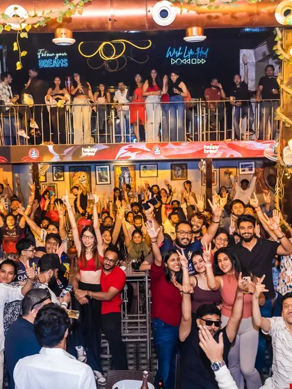 A view of the madness from the console. A full house with two levels of partygoers completely lost in the music is the standard for my events. This is the top-quality crowd and electric vibe I guarantee.