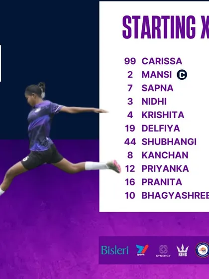 Our playing XI for match number 10.