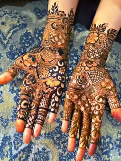 A vibrant and detailed design for Sarah. The mix of bold and fine lines gives it so much depth and character.