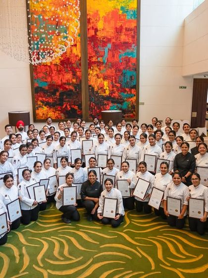 A proud moment for us all. The graduating class of Diploma de Patisserie, Batch 21. We will miss having them in our corridors but can't wait to see what they achieve.