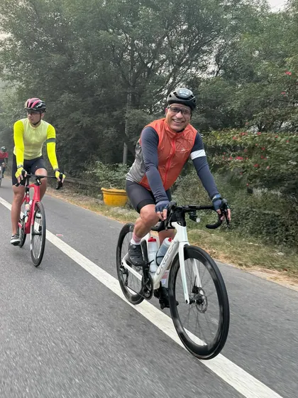 All smiles during the Sunday endurance ride. Even when it's tough, the shared experience makes it all worthwhile.