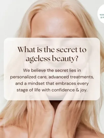 What is the secret to ageless beauty? I believe it lies in personalized care, advanced treatments, and a mindset that embraces every stage of life with confidence and joy.