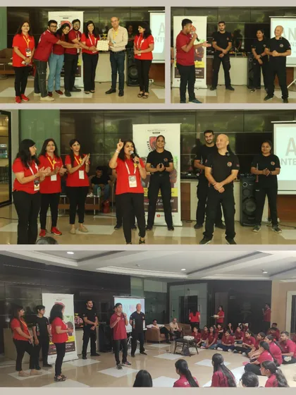 More moments from the ANON workshop, including audience interaction and demonstrations.