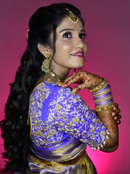 Usha Gowda - Bridal Makeup and Hair Styling Glamorous Reception & Sangeet Looks photo 22