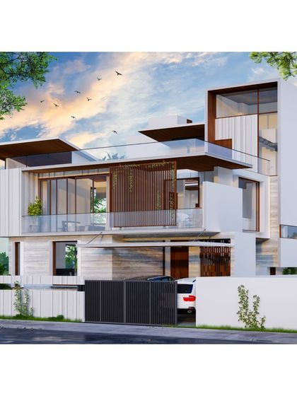 ID+AS Architects - Architectural Design Residential Exteriors: Contemporary Facades photo 25