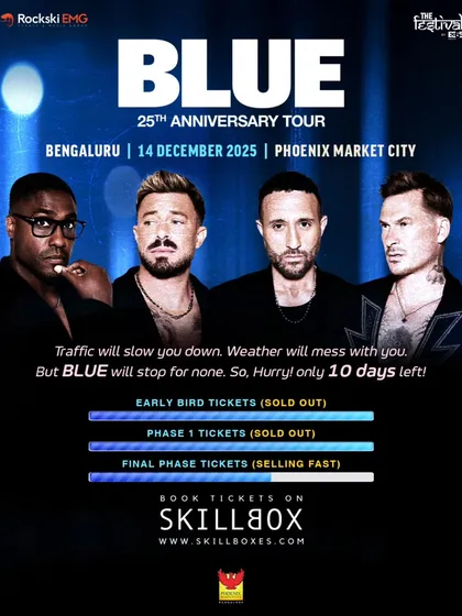 For the 90s kids. The iconic boyband Blue is coming for their 25th Anniversary Tour. I bring you the nostalgia trips and throwback concerts you've been waiting for.