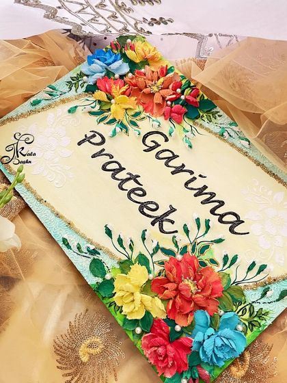 Jashn-e-Kala by Sakshi - Custom Russian Sculpture Decor Personalized Nameplates photo 28