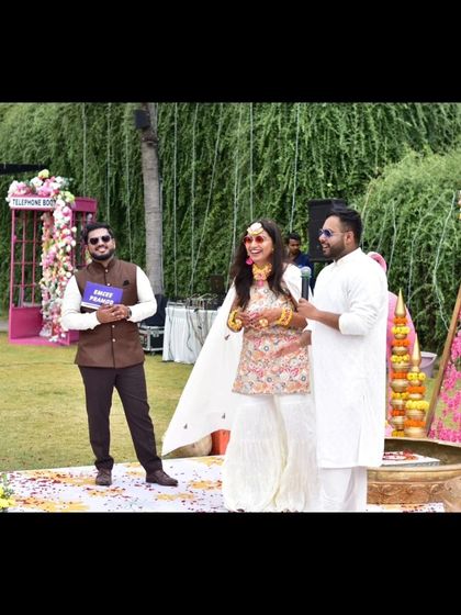 Emcee Pramod - Wedding Emcee & Host Vibrant Haldi & Mehendi Ceremonies photo 23