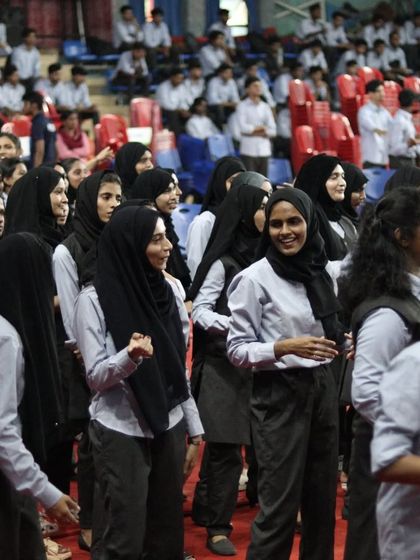 A candid shot of the enthusiastic students at Yenapoya University during one of my fitness management course sessions. Their engagement and energy are what make these programs so successful.