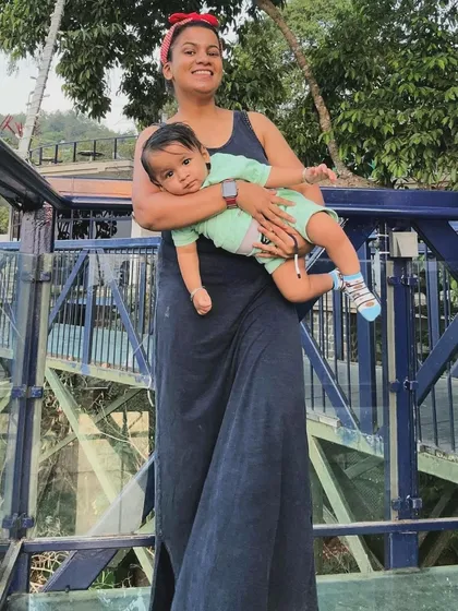 A repeat of a previous image, capturing a happy moment with my son.