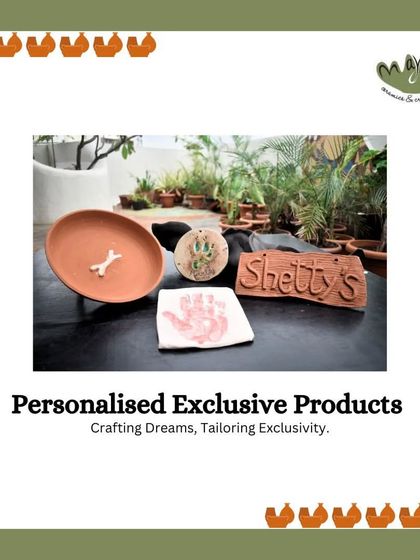 Crafting dreams and tailoring exclusivity. I love making personalized products like nameplates and handprint keepsakes that are truly special.