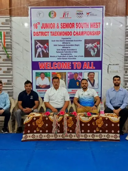 The panel of officials and organizers at the 16th South West District Championship.