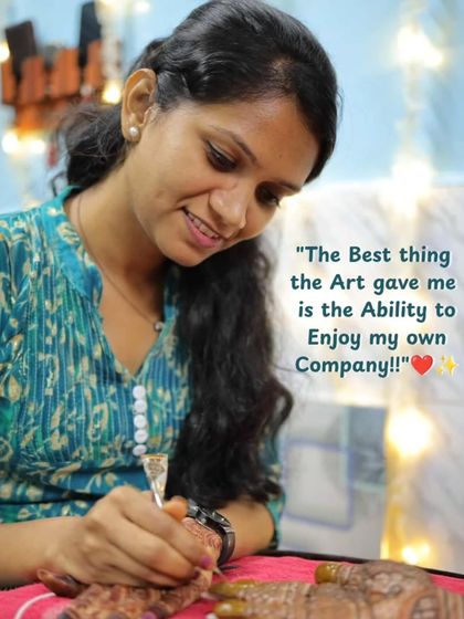 The best thing my art gave me is the ability to enjoy my own company. There is a sense of peace and power in every detail I create.