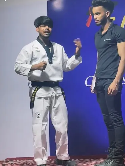 Explaining the mechanics of a self-defense move. It's not just about strength, but about using leverage and technique to your advantage.