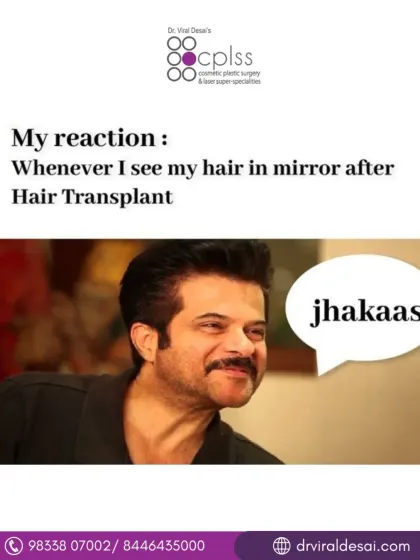 That 'jhakaas' feeling when you see your hair after a successful transplant is exactly what we aim for. It’s a moment of pure confidence, and I am here to help you achieve it.