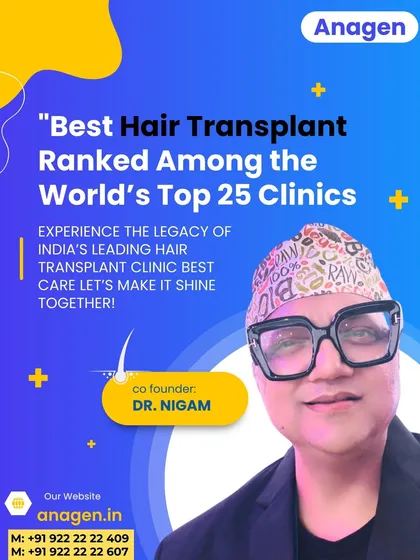 As the co-founder of Anagen, I am proud that we are ranked among the world's top 25 clinics. My mission is to provide the best care and make every patient's hair restoration journey shine.