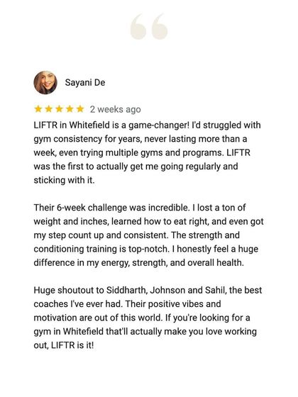 Liftr - 6-Week Body Transformation Program 6-Week Transformation Stories photo 265