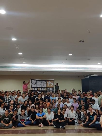 We conducted a women's self-defense workshop for the Sheila Raheja Institute of Hotel Management in Mumbai, tailoring the content to scenarios relevant to the hospitality industry.