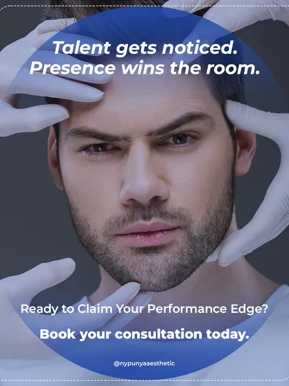 Talent gets you noticed, but presence wins the room. For the modern man, cosmetic enhancements are not about vanity, but about strategy and claiming your performance edge.