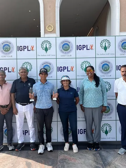 The winning team at the IGU Gujarat Open, with our student Kartik Singh celebrated for his dominant performance.