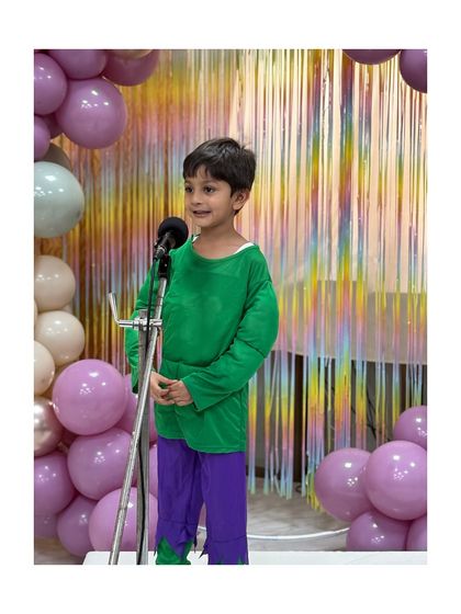 The Hulk may be known for smashing, but this performer is smashing his performance with great confidence.