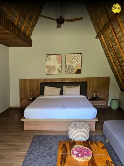 Your comfort is our priority. Our unique A-frame cottages and well-appointed rooms offer a cozy and luxurious retreat, ensuring you and your guests can stay close to the celebration in your own home away from home.