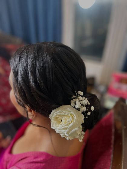 Ramya Gowda - Bridal & Occasion Hairstyling Elegant Buns & Updos photo 4