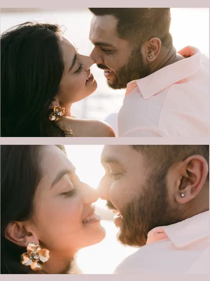 It’s all in the little things. The way you look at each other, the gentle touch, the Eskimo kisses. This collage from a yacht shoot in Oman focuses on those close-up, intimate expressions that say more than words ever could. This is the raw emotion I strive to capture.