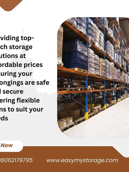 This image showcases our top-notch storage solutions at affordable prices. The clean, well-lit, and highly organized warehouse aisles demonstrate our commitment to keeping your belongings safe and secure.