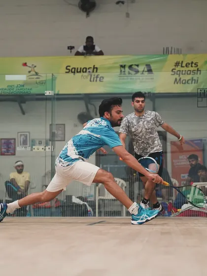 A shot of me in action during the Senior Nationals 2023 in Chennai. I practice what I preach.