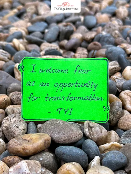 "I welcome fear as an opportunity for transformation." By shifting your perspective, you can turn fear into fuel for inner strength and use every challenge as a chance to evolve.
