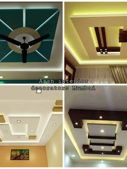 A showcase of ceiling light designs with a focus on modern, blocky patterns and wood-finish accents.
