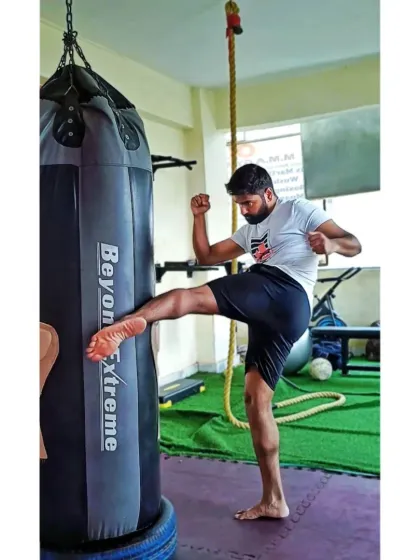 A powerful kick requires balance, precision, and commitment. I apply the same principles to break down weak legal arguments and expose the truth.