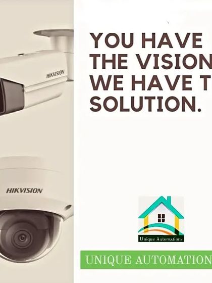 This image displays our professional-grade Hikvision bullet and dome cameras. Whether you need a wide-angle view or a focused perspective, we have the right surveillance solution to give you an advanced vision for your property's security.