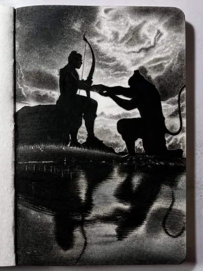 Devotional Graphite & Charcoal Sketches photo 15