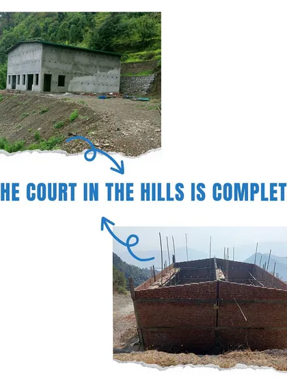 From foundation to completion. The journey of building our squash court in the hills, a project that is very close to our hearts.