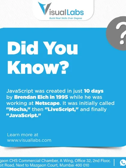 Did you know JavaScript was created in just 10 days? This fun fact shows how quickly powerful technologies can emerge.