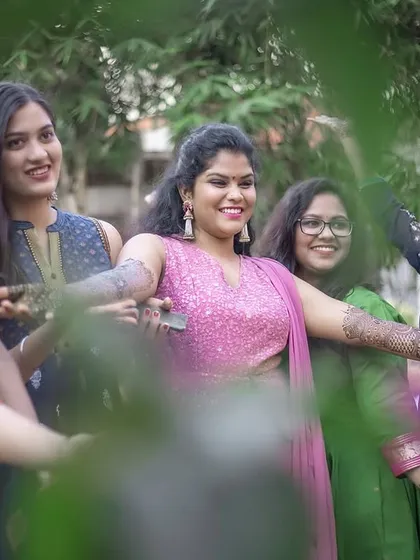 The bride with her squad. No celebration is complete without the friends who have been there through it all. We make sure to capture these important group moments.