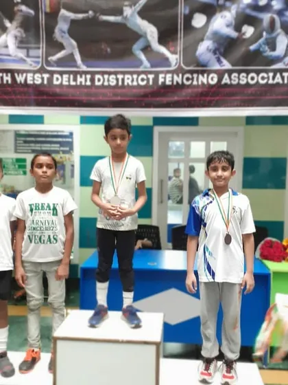 Our U-10 boys Foil fencers after a successful Delhi State Championship. Celebrating these first competitive achievements builds confidence for the national stage.