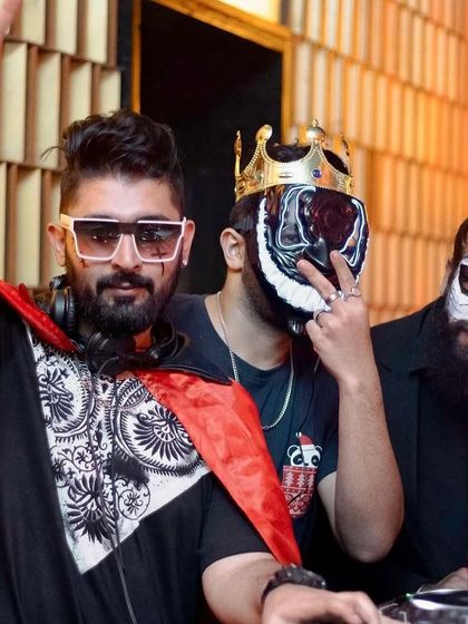 The Halloween crew at Badmaash. The crowd's costumes and energy were amazing.