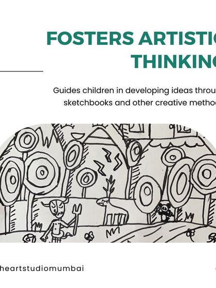 We foster artistic thinking from a young age. We guide children in developing their ideas through sketchbooks and other creative methods, teaching them that the process of ideation is just as important as the final product.
