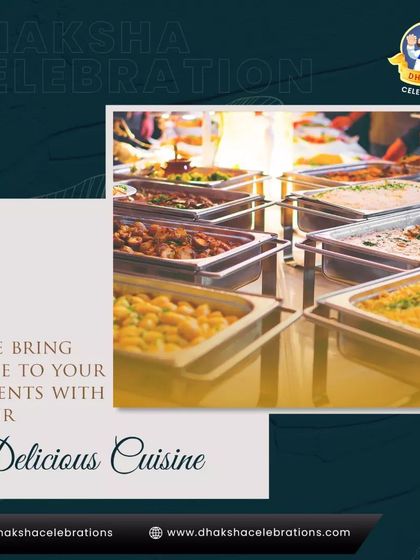 Dhaksha Celebrations - Wedding Catering Grand Buffet & Dining Setups photo 10