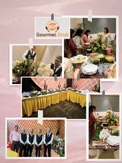 A collection of moments from our events, showing guests enjoying the food and our team ensuring everything is perfect.