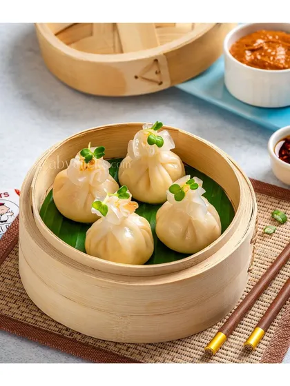 Another variety of delicate dim sum from Moets Oh! Bao, ready to be steamed.