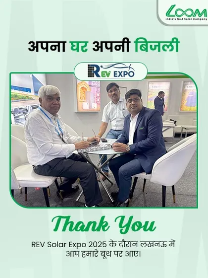 My regional manager for North India meeting with partners at the REV Solar Expo. Building strong local partnerships is key to my success across the country.