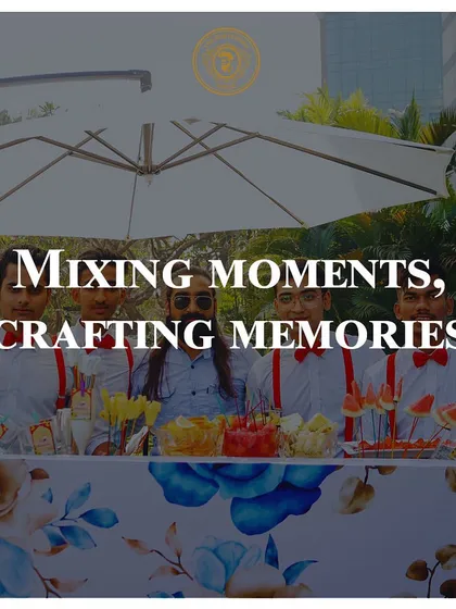Mixing moments, crafting memories. Our team is dedicated to creating a joyful and delicious experience for you and your guests.